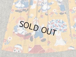 ラガディアン＆アンディの2枚組セットのビンテージカーテン