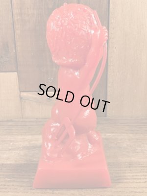 レッドデビルのシリスカルプのビンテージメッセージドール