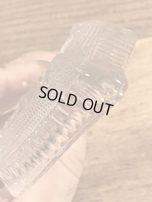 スペードの形のガラス製のビンテージ灰皿