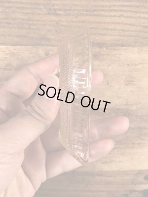 ハートの形のガラス製のビンテージ灰皿