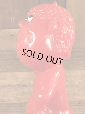 レッドデビルのシリスカルプのビンテージメッセージドール