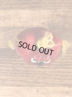 レッドデビルの猫のビンテージメッセージドール