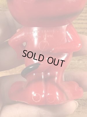 デビルキャットのシリスカルプのヴィンテージメッセージドール