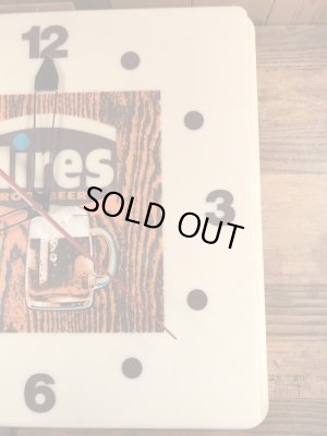 ハイアーズルートビアのライトアップのビンテージ壁掛け時計