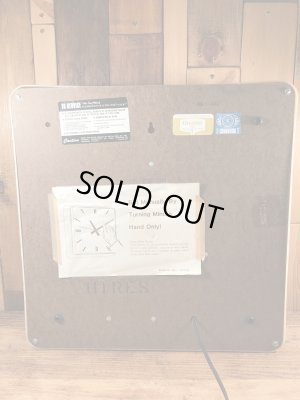 ハイアーズルートビアのライトアップのビンテージ壁掛け時計