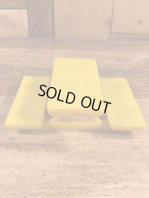 ウィーブルズのベンチのビンテージトイ