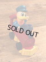 Tomy Disney “Donald Duck” Train Die-Cast Minicar　ドナルドダック　ビンテージ　ミニカー　80年代