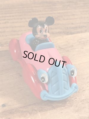 ディズニーのミッキーマウスのビンテージミニカー