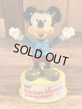 Disney “Mickey Mouse” Push-Up Puppet　ミッキーマウス　ビンテージ　プッシュアップパペット　70年代