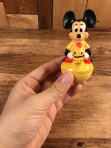 他の写真1: Disney Mickey Mouse “Jockey” Roly Poly Toy　ミッキーマウス　ビンテージ　起き上がりこぶし　起き上がり小法師　70年代