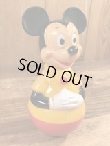 Disney Mickey Mouse Roly Poly Toy　ミッキーマウス　ビンテージ　おきあがりこぼし　起き上がり小法師　70年代