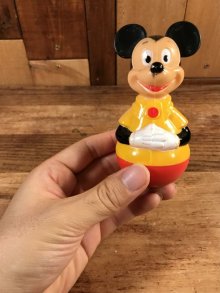 他の写真1: Disney Mickey Mouse Roly Poly Toy　ミッキーマウス　ビンテージ　おきあがりこぼし　起き上がり小法師　70年代