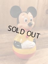 Disney Mickey Mouse Roly Poly Toy　ミッキーマウス　ビンテージ　起き上がりこぶし　起き上がり小法師　70年代