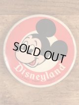 Disneyland “Mickey Mouse” Pinback　ミッキーマウス　ビンテージ　缶バッジ　缶バッチ　70年代