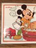 ディズニーのミッキーマウスとプルートのビンテージランチョンマット