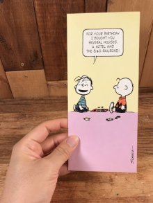 他の写真3: Hallmark Snoopy “Linus & Charlie Brown” Greeting Card　ライナス&チャーリーブラウン　ビンテージ　グリーティングカード　70〜80年代