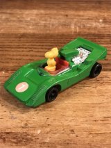 Aviva Snoopy Woodstock “Sports Car” Digest Mini Car　ウッドストック　ビンテージ　ミニカー　スヌーピー　70〜80年代