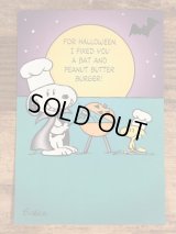 Hallmark Snoopy & Woodstock “Halloween” Greeting Card　スヌーピー&ウッドストック　ビンテージ　グリーティングカード　70〜80年代