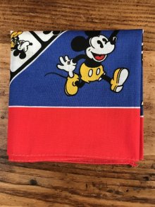 他の写真3: Disney “Mickey & Minnie Mouse” Bandana　ミッキー＆ミニーマウス　ビンテージ　バンダナ　80年代