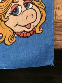 他の写真2: Jim Henson's “Muppets” Cotton Bandana　マペッツ　ビンテージ　バンダナ　カーミット　80年代