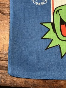 他の写真1: Jim Henson's “Muppets” Cotton Bandana　マペッツ　ビンテージ　バンダナ　カーミット　80年代