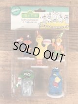 Wilton Enterprises Sesame Street Cake Decorations Set　セサミストリート　ビンテージ　ケーキデコレーション　ブリスターセット　90年代