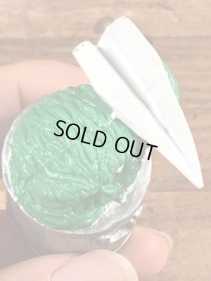 セサミストリートのオスカーのビンテージPVC製フィギュア