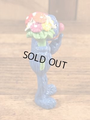 セサミストリートのグローバーのビンテージPVC製フィギュア