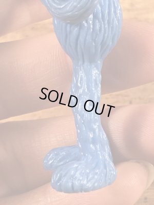 セサミストリートのグローバーのヴィンテージPVCフィギュア