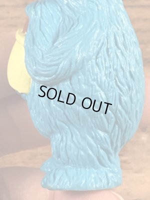 セサミストリートのクッキーモンスターのヴィンテージPVCフィギュア