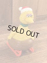 Applause Sesame Street Big Bird “Sled” PVC Figure　ビッグバード　ビンテージ　PVCフィギュア　セサミストリート　80年代