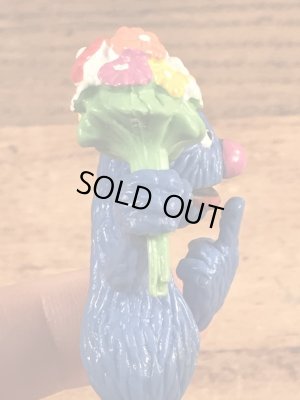 セサミストリートのグローバーのヴィンテージPVCフィギュア