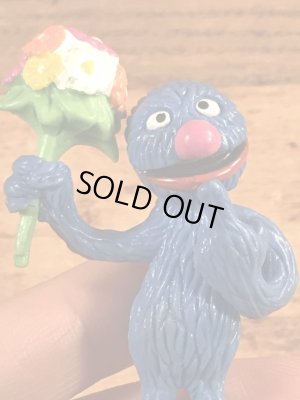 セサミストリートのグローバーのビンテージPVC製フィギュア