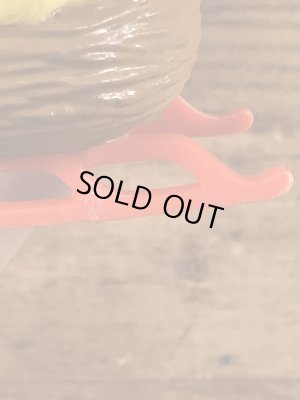 セサミストリートのビッグバードのビンテージPVC製フィギュア