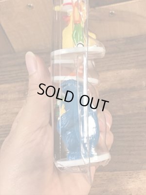 セサミストリートのブリスターセットのヴィンテージPVCフィギュア