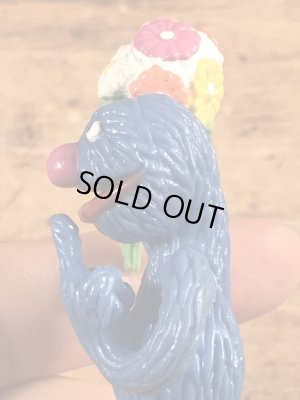 セサミストリートのグローバーのビンテージPVC製フィギュア