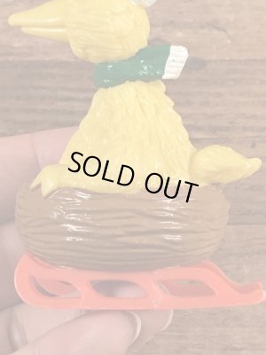 セサミストリートのビッグバードのビンテージPVC製フィギュア