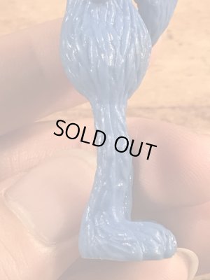 セサミストリートのグローバーのビンテージPVC製フィギュア