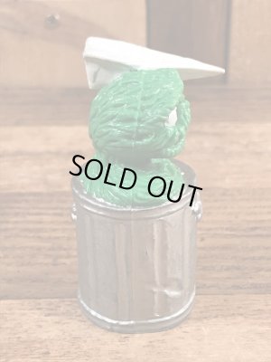 セサミストリートのオスカーのビンテージPVC製フィギュア