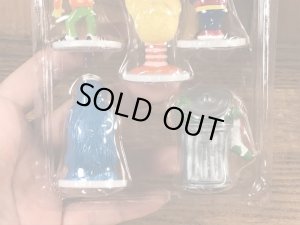 セサミストリートのブリスターセットのヴィンテージPVCフィギュア