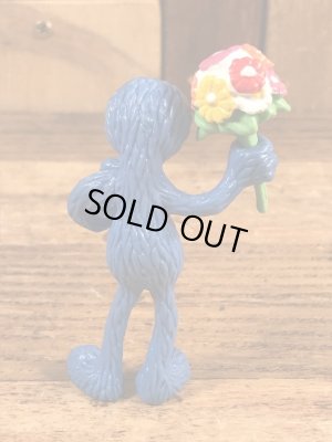 セサミストリートのグローバーのヴィンテージPVCフィギュア