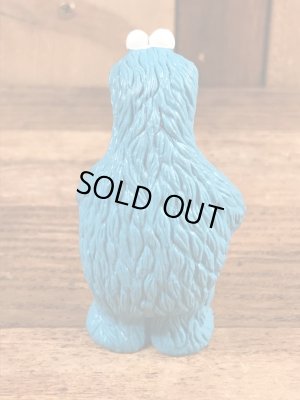 セサミストリートのクッキーモンスターのヴィンテージPVCフィギュア