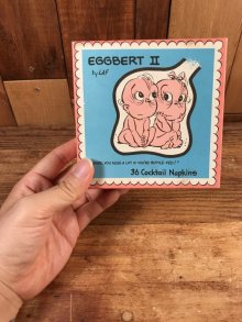 他の写真3: Eggbert II 36 Cocktail Napkins　エッグビート　ビンテージ　ペーパーナプキン　紙ナプキン　60年代