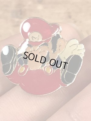 スーパーマリオブラザーズのエナメル加工のビンテージピンバッチ