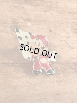 スーパーマリオブラザーズのエナメル加工のビンテージピンバッジ