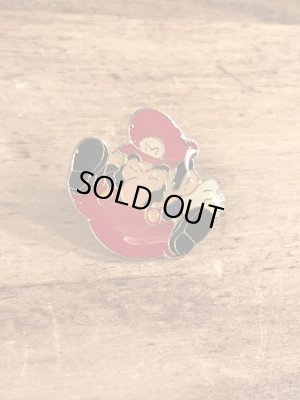 スーパーマリオブラザーズのエナメル加工のビンテージピンバッチ