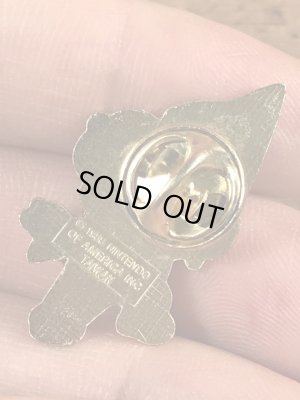 スーパーマリオブラザーズのエナメル加工のビンテージピンバッジ