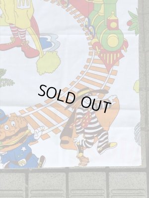 マクドナルドの汽車柄のビンテージ端切れ