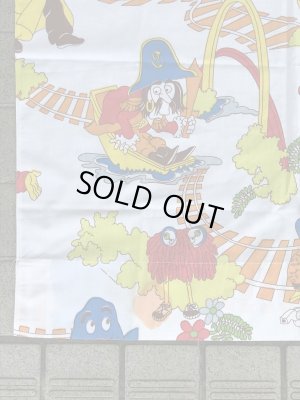 マクドナルドランドのトレイン柄のヴィンテージファブリック