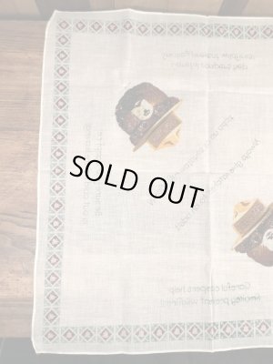 企業キャラクターのスモーキーザベアのヴィンテージバンダナ